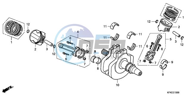 CRANKSHAFT/PISTON