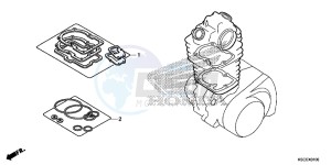 CRF250XD CRF250R Europe Direct - (ED) drawing GASKET KIT A