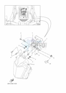 XTZ690 TENERE 700 (BEH3) drawing METER