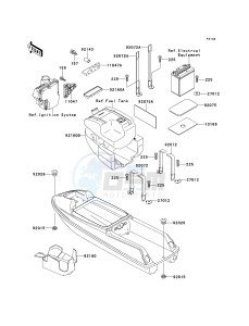 JS 750 B [750 SXI] (B1-B3 B3 CAN ONLY) [750 SXI] drawing HULL FITTINGS