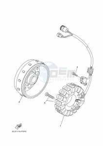 YFM700R (BMD7) drawing GENERATOR