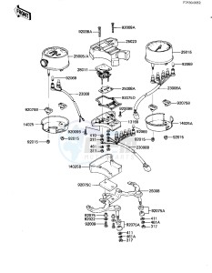 KZ 550 D [GPZ] (D1) [GPZ] drawing METERS