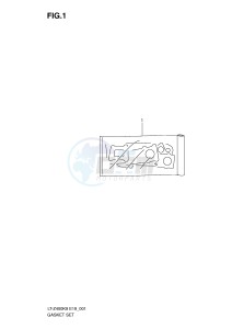 LT-Z400 (E19) drawing GASKET SET