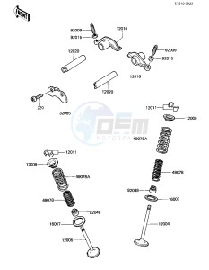 KLT 110 A [KLT110] (A1-A2) [KLT110] drawing ROCKER ARMS_VALVES