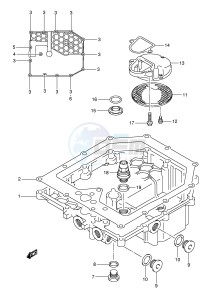 GSF650 (E2) Bandit drawing OIL PAN