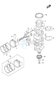 DF 175A drawing Crankshaft