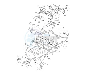 YP R X-MAX 125 drawing FRONT BODY