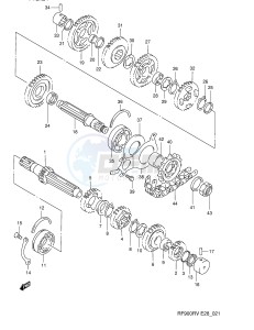 RF900R (E28) drawing TRANSMISSION