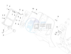 GTV 300 4T 4V ie Touring (NAFTA, APAC) (CN, USA) drawing Front luggage rack