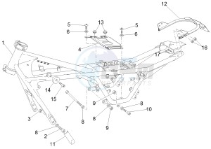 V7 II Stornello ABS 750 (USA) drawing Frame I