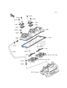 NINJA_ZX-6R_ABS ZX636FFF FR GB XX (EU ME A(FRICA) drawing Cylinder Head Cover