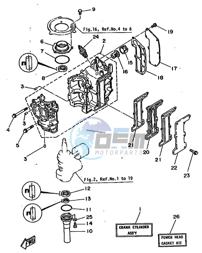 CYLINDER--CRANKCASE