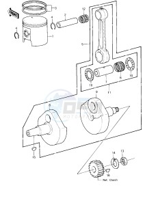 KDX 175 A [KDX175] (A1) [KDX175] drawing CRANKSHAFT_PISTON -- 80 A1- -