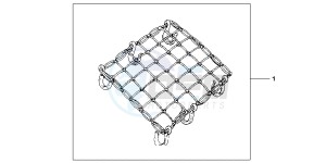 NC700XDD NC700X Dual Cluth ABS 2ED - (2ED) drawing RUBBER NET A