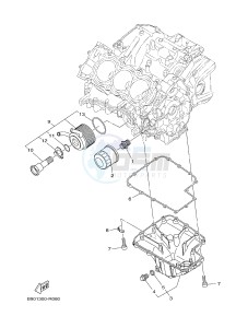 MTM850 MTM-850 XSR900 (B908) drawing OIL CLEANER