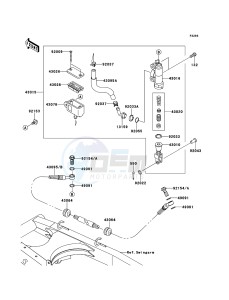 D-TRACKER_125 KLX125DDF XX (EU ME A(FRICA) drawing Rear Master Cylinder