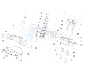 ETV 1200 Caponord Rally USA USA drawing Steering