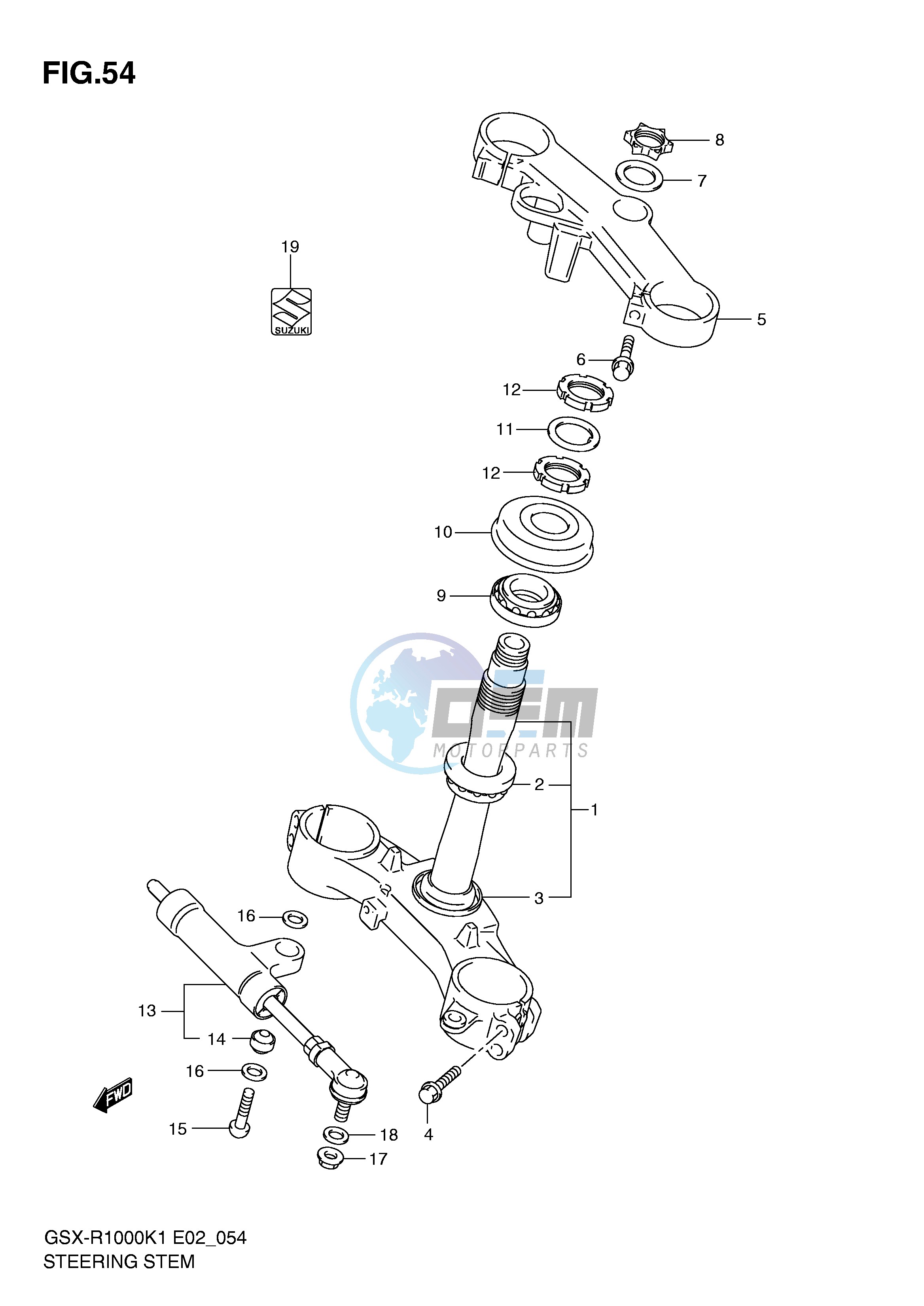 STEERING STEM