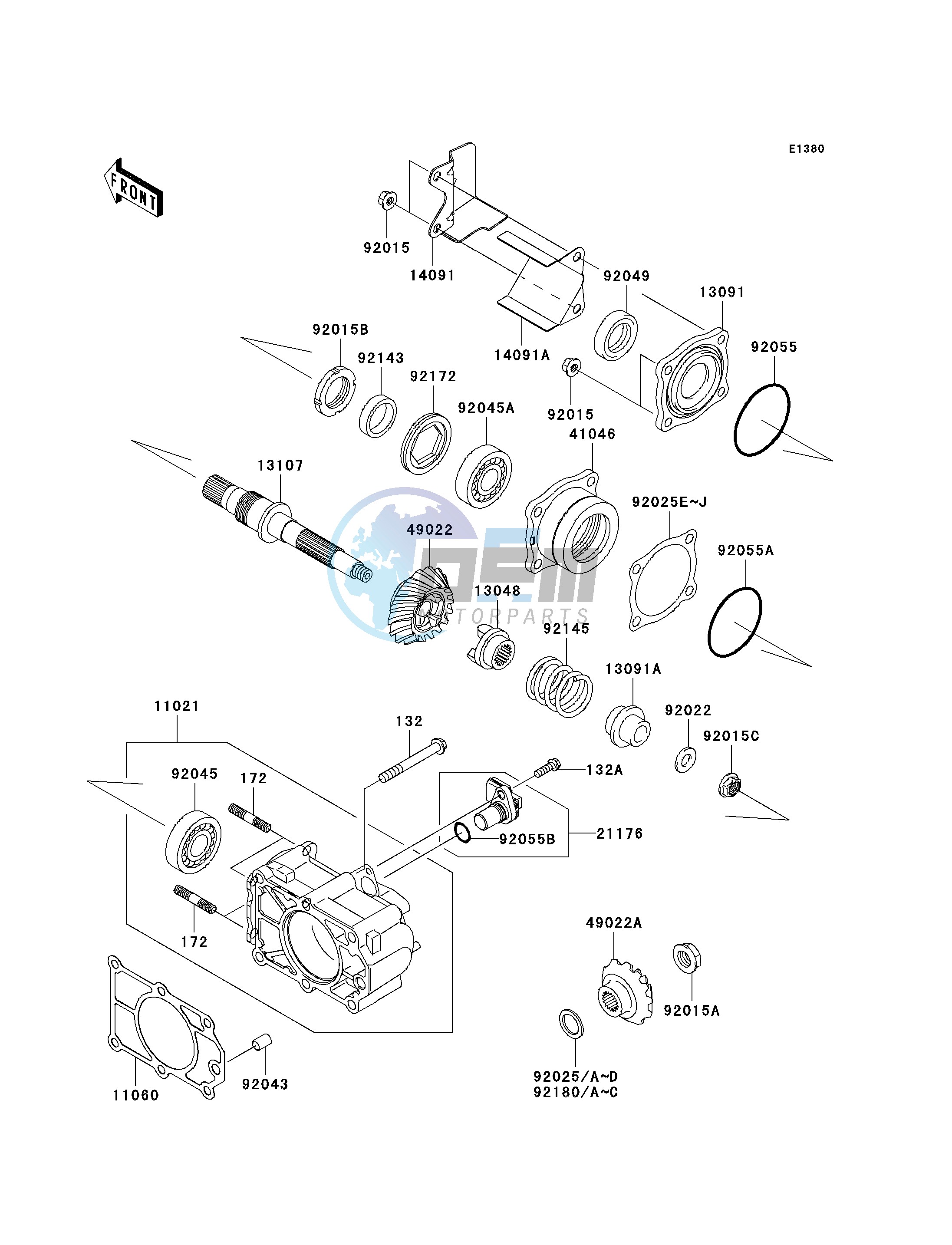 BEVEL GEAR CASE