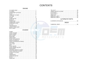 YFM350FWA YFM35FGB GRIZZLY 350 4WD (1NS3 1NS3 1NS4) drawing .6-Content