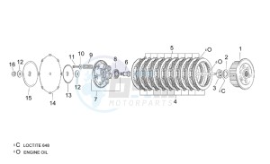 RSV 2 1000 drawing Clutch I