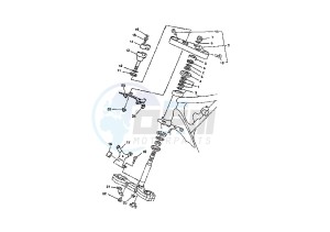 XVS A DRAG STAR CLASSIC 650 drawing STEERING