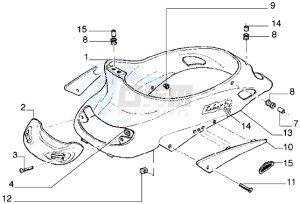 Liberty 125 drawing Central Protection