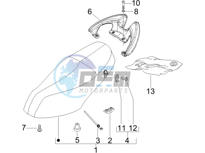 Saddle seats - Tool roll