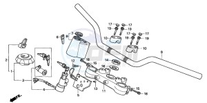 NX2502 drawing HANDLE PIPE/TOP BRIDGE