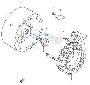 DL1000 (E2) V-Strom drawing MAGNETO