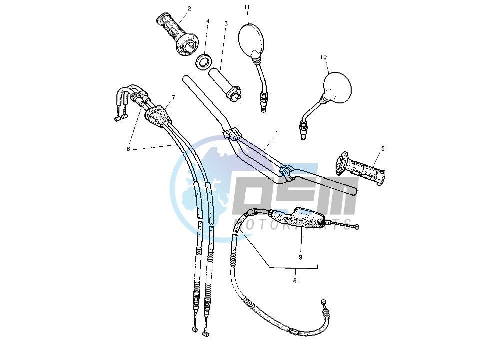 STEERING HANDLE -CABLE