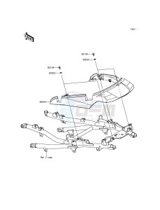 VERSYS 1000 KLZ1000BFF FR GB XX (EU ME A(FRICA) drawing Side Covers