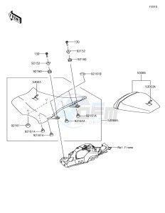 NINJA ZX-10R ZX1000SHFA XX (EU ME A(FRICA) drawing Seat