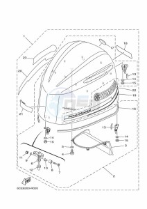 F300BET drawing FAIRING-UPPER