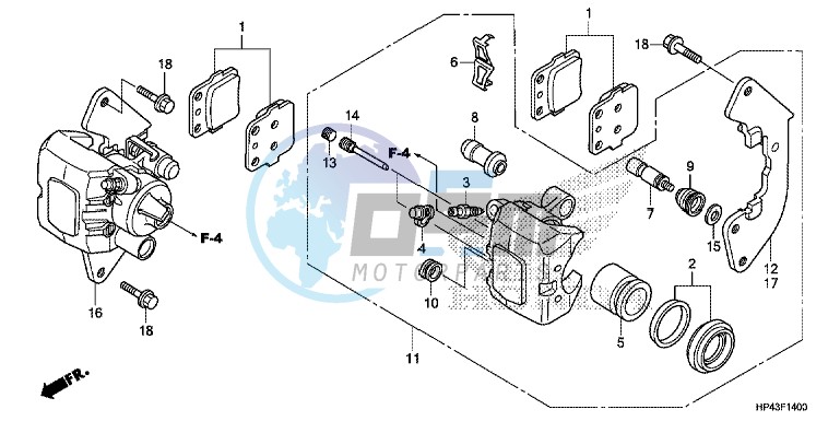 FRONT BRAKE CALIPER