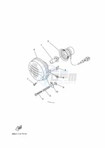 YFM450FWB YFM45KDHK (BJ5C) drawing HEADLIGHT