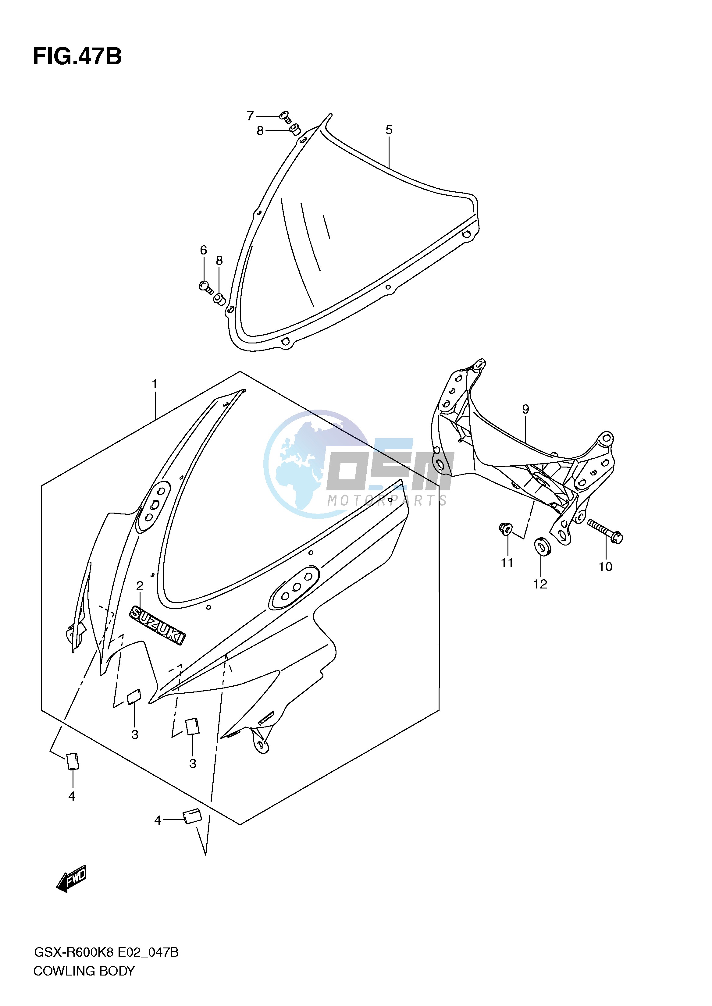 COWLING BODY (MODEL L0)