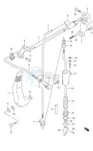 DF 9.9 drawing Clutch S/N 652501 to 65XXXX