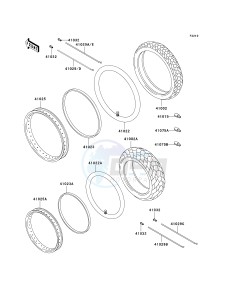 KL 650 A [KLR650] (A10-A14) [KLR650] drawing WHEELS_TIRES