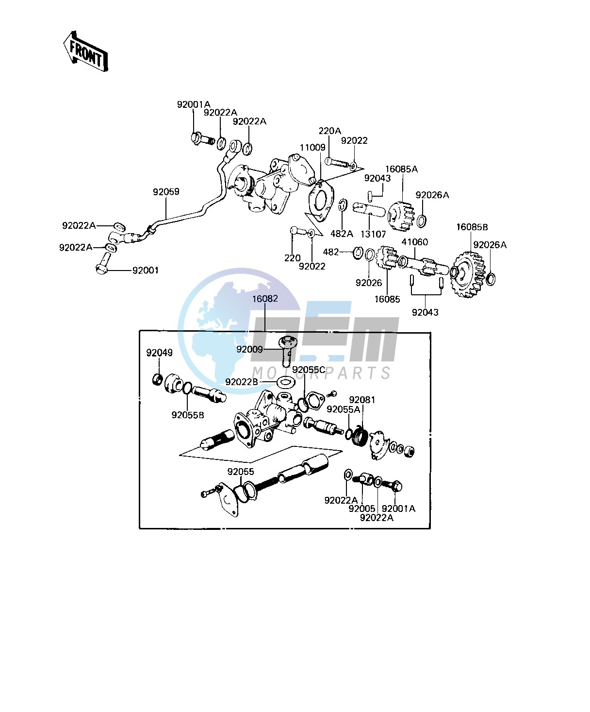 OIL PUMP -- 82-83 A9_A10- -