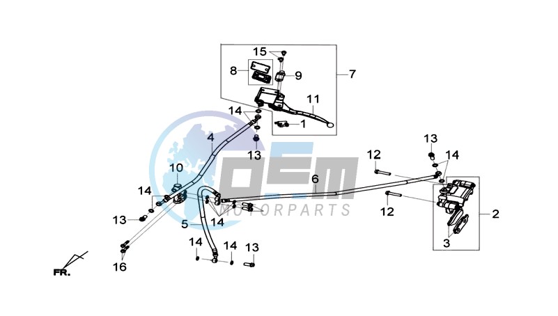 REAR BRAKE CALIPER / BRAKE MOUNT