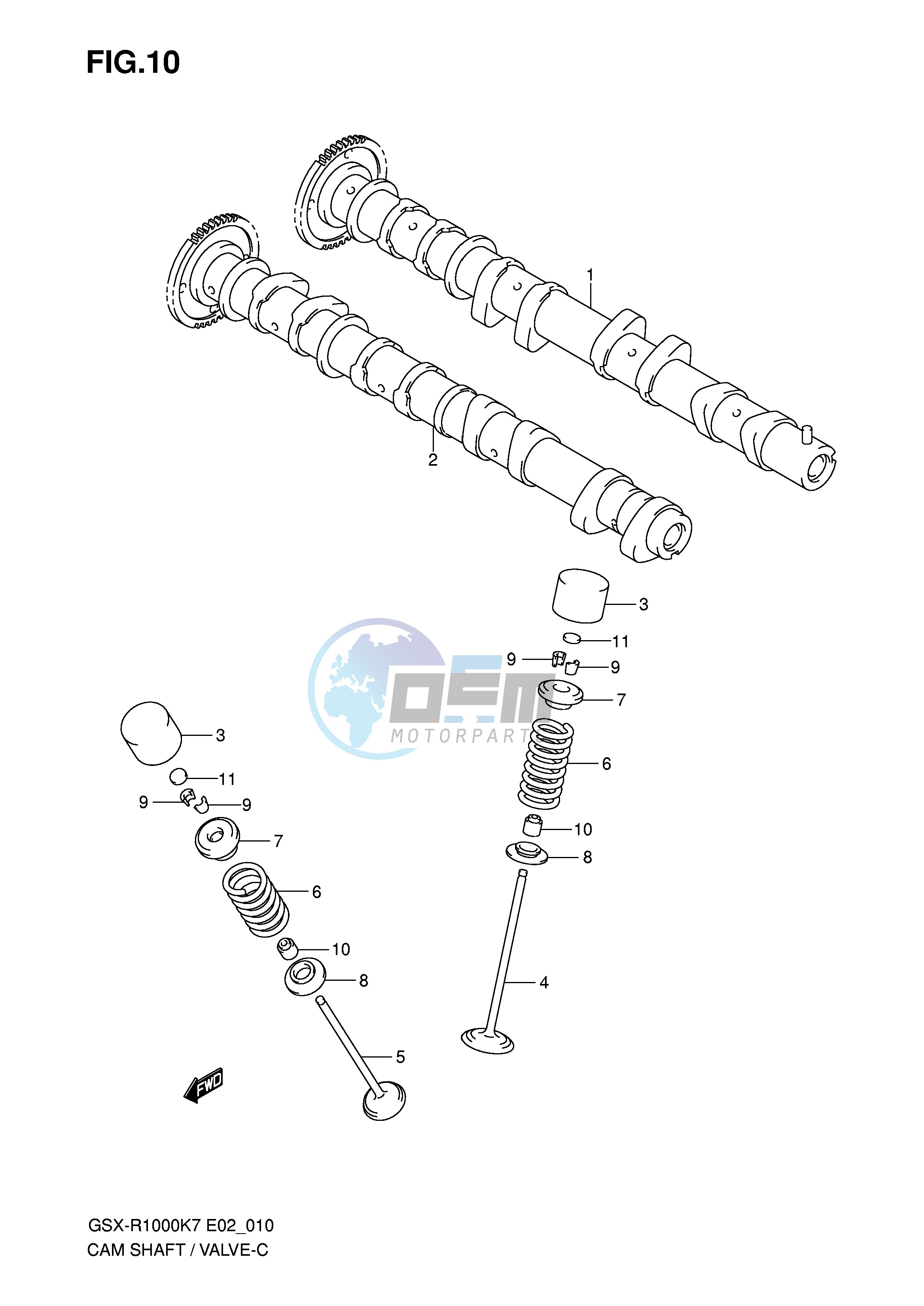 CAMSHAFT - VALVE