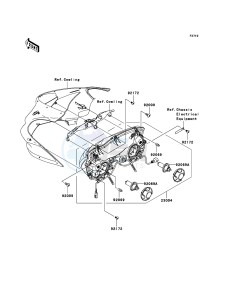 NINJA ZX-6RR ZX600-N1H FR GB XX (EU ME A(FRICA) drawing Headlight(s)