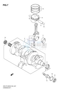 GSX-R1000 (E2) drawing CRANKSHAFT