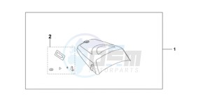 CBF1000SA UK - (E / ABS MKH) drawing SEAT COWL*NHA48M*