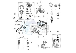 XR6 E - 50 cc drawing ELECTRICAL DEVICES