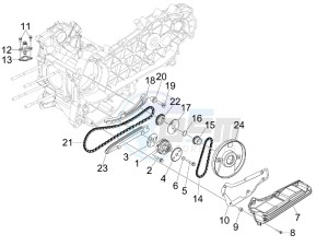 MP3 125 ie Touring drawing Oil pump