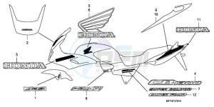 CB1300SA9 SI / ABS BCT MME TWO - (SI / ABS BCT MME TWO) drawing MARK (CB1300S/CB1300SA)