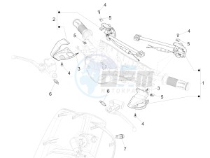 Primavera 150 4T 3V iGET (APAC) (AU, CN, EX, RI, TN) drawing Selectors - Switches - Buttons