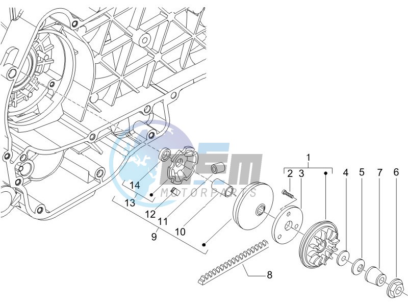 Driving pulley